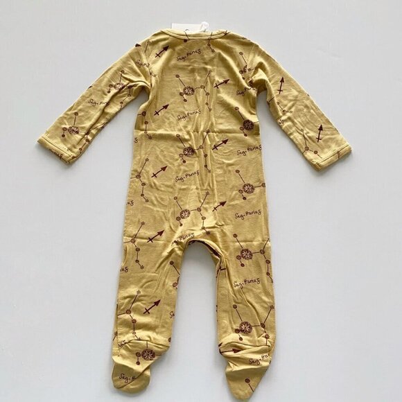 Kate Quinn Organics Sagittarius Baby Bamboo Footie 0-3 Months - Picture 5 of 6